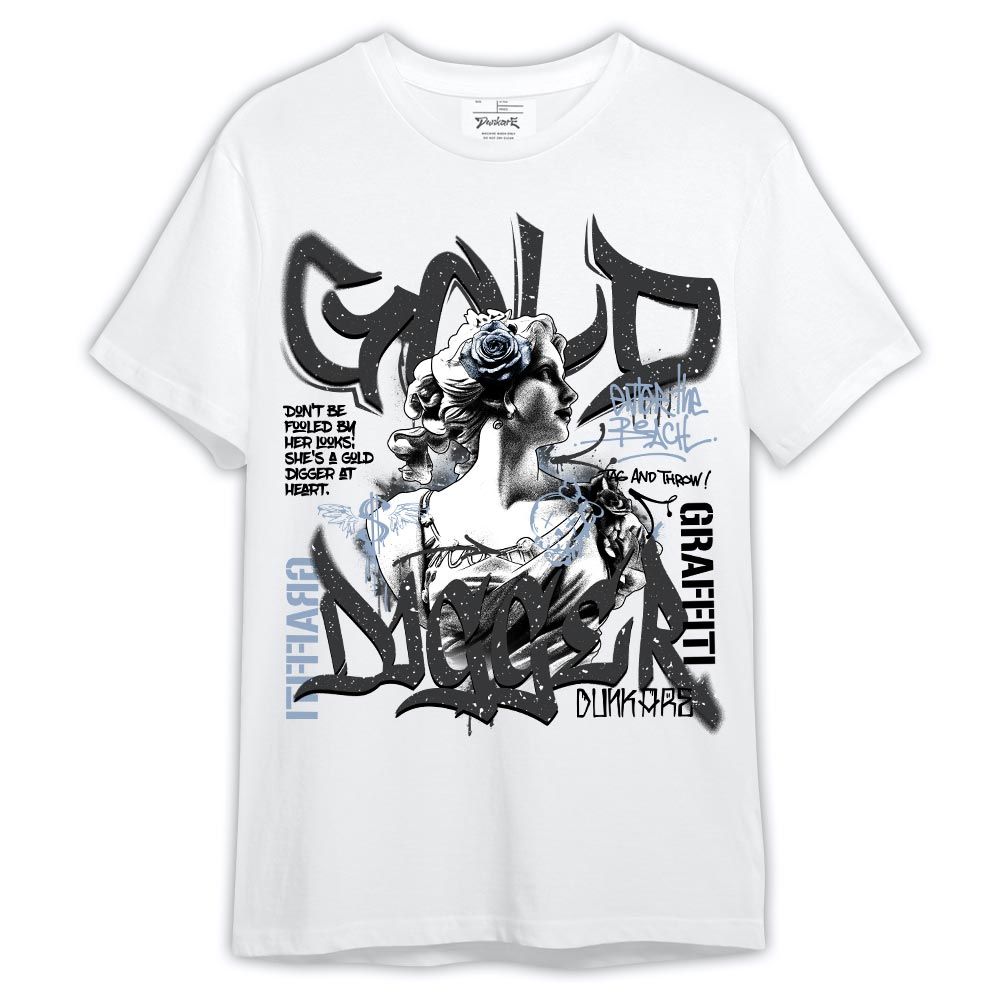 Shirt To Match Reverse Black White 6s - Graphic Gold Digger Shirt Outfit