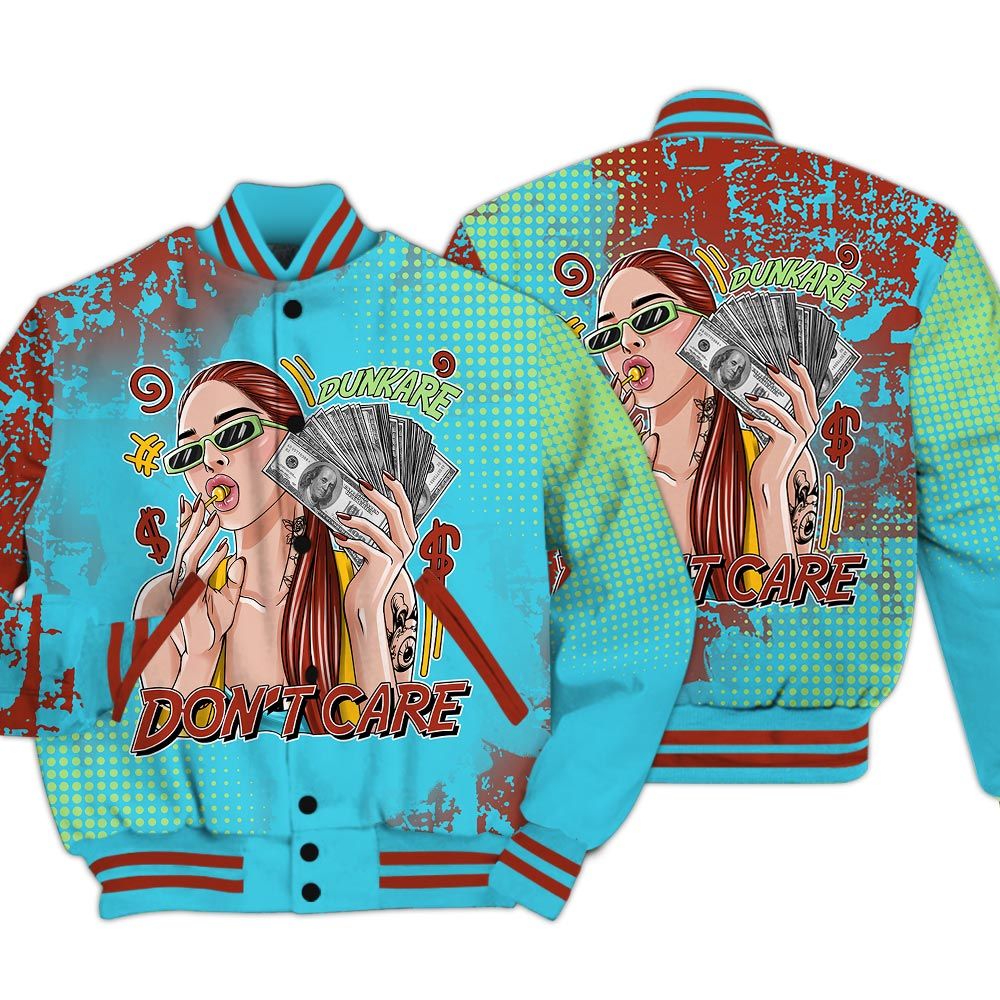 Varsity Jacket To Match SB Dunk Di'Orr Greenwood - IDC Unique Glitch Dot Varsity Jacket Unisex