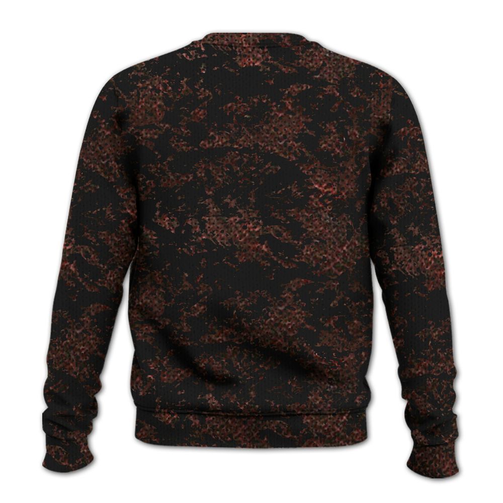 Knitted Sweater To Match Air Force 1 Low Halloween Skull 2024 - Show Me The Money Retro