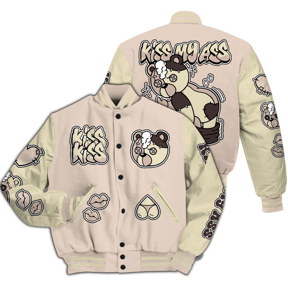 Varsity Jacket To Match A Ma Maniere X Fossil Stone 4s - Kiss My Hugz All Over Print