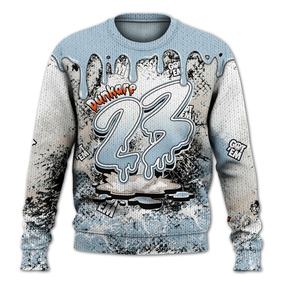 Sweater To Match High OG Alaska 1s - Dripping 23 Drip Graphic