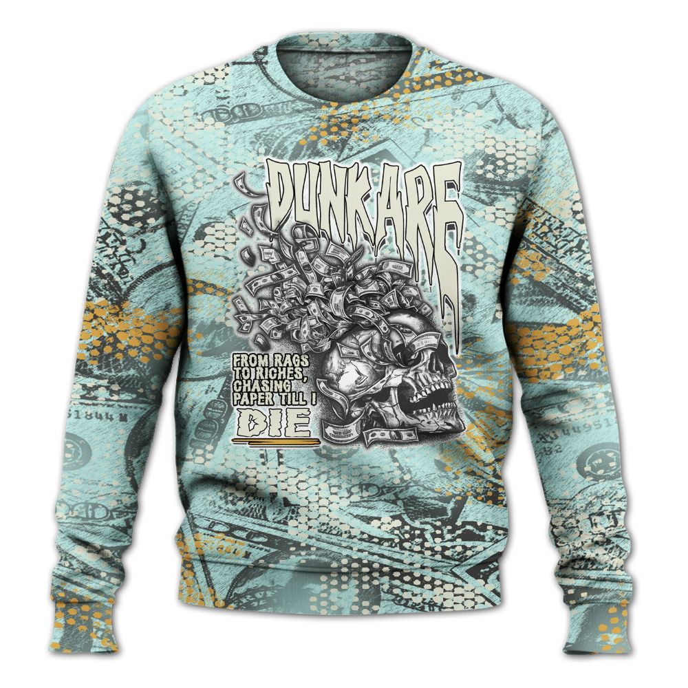 Sweatshirt To Match Pure Platinum 4s - From Rags To Riches All Over Print