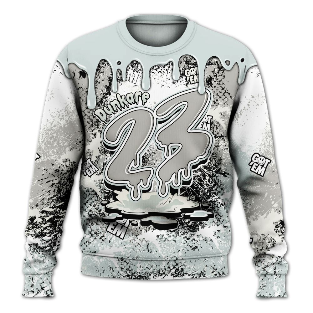 Sweatshirt To Match Book Moss Point 1s - Dripping 23 Drip All Over Print