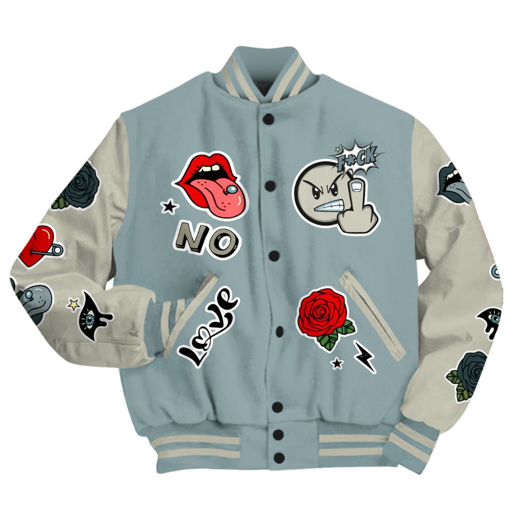 Varsity Jacket To Match AMM Low 17s - FK Around Find Out All Over Print