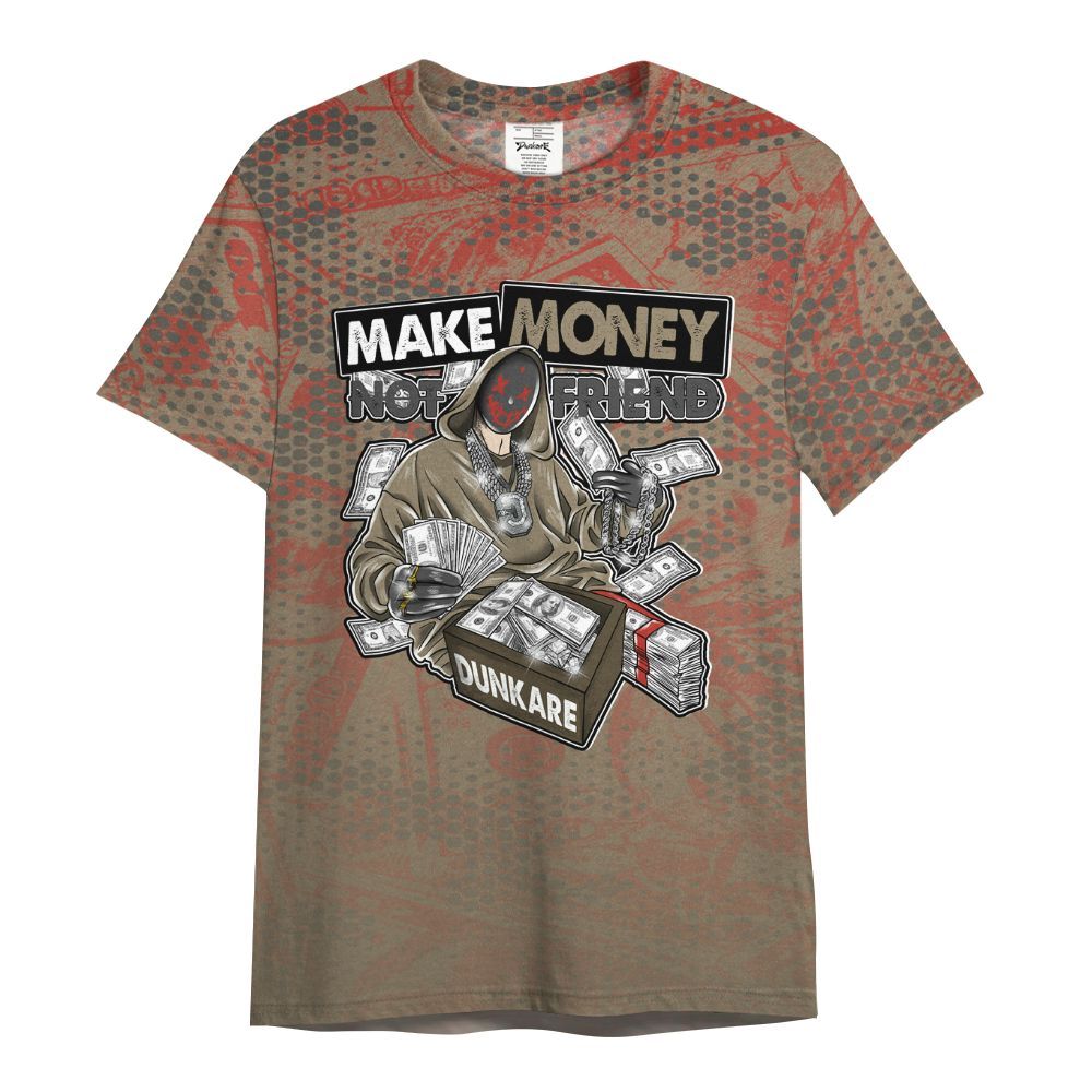 Shirt To Match Olive 9s - Make Moneys Unique All Over Print