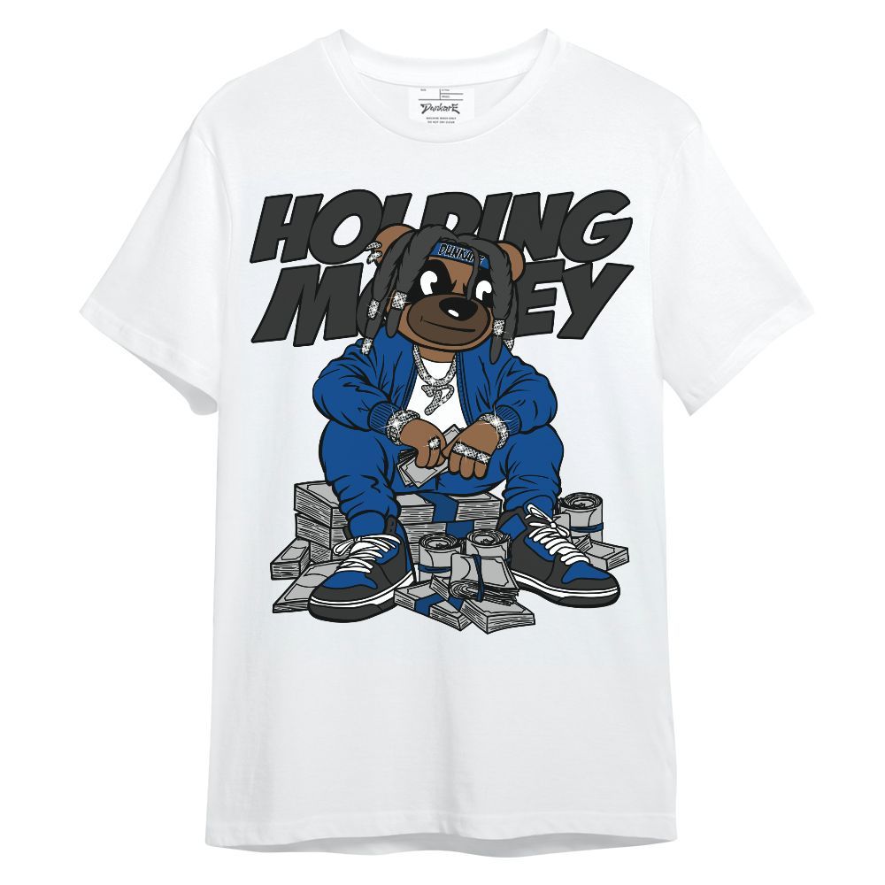 Shirt To Match Low 85 Royal 1s - Possessing Moneys Bear Unisex Shirt