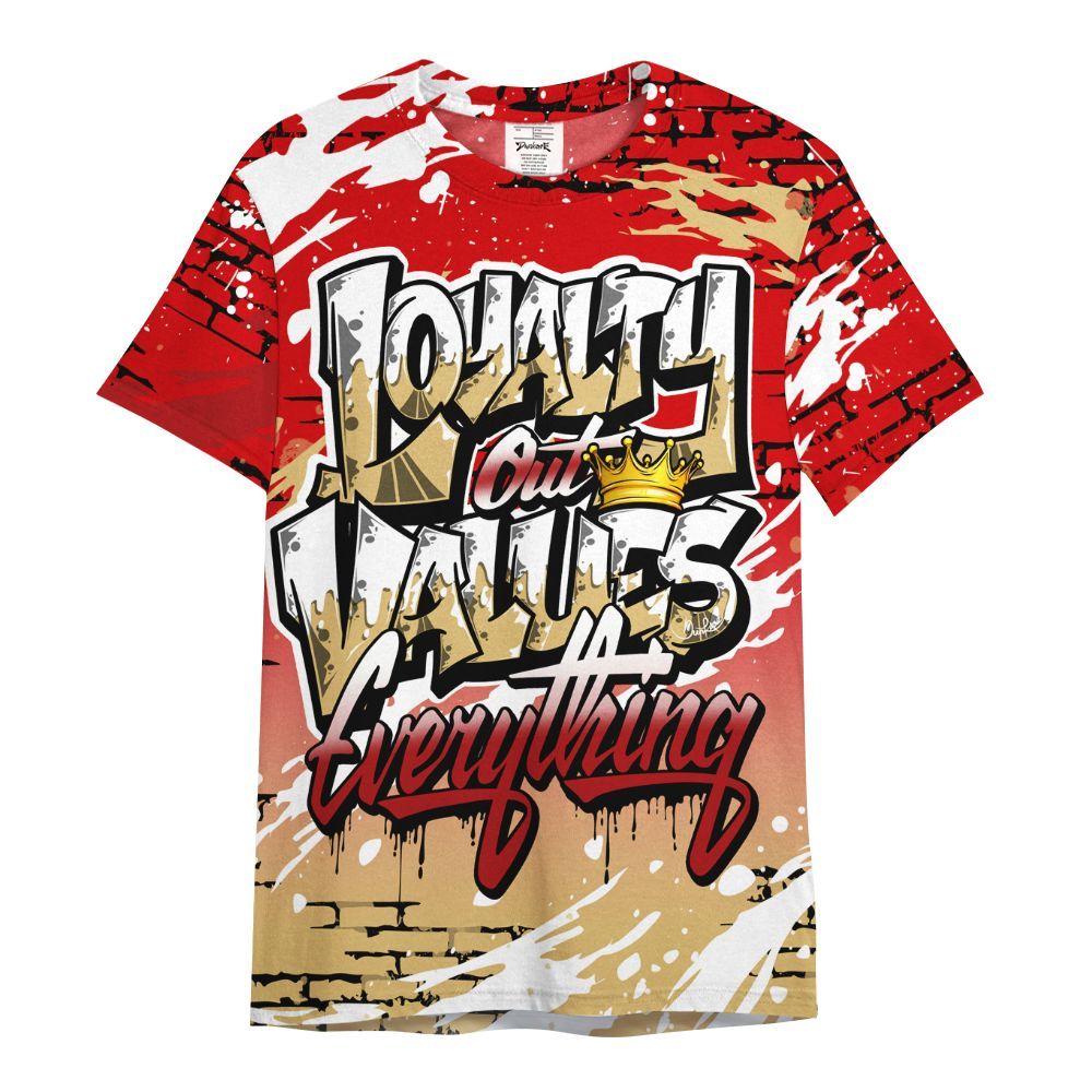 Shirt To Match Ja 2 Halloween - Values Of Loyalty Drip All Over Print