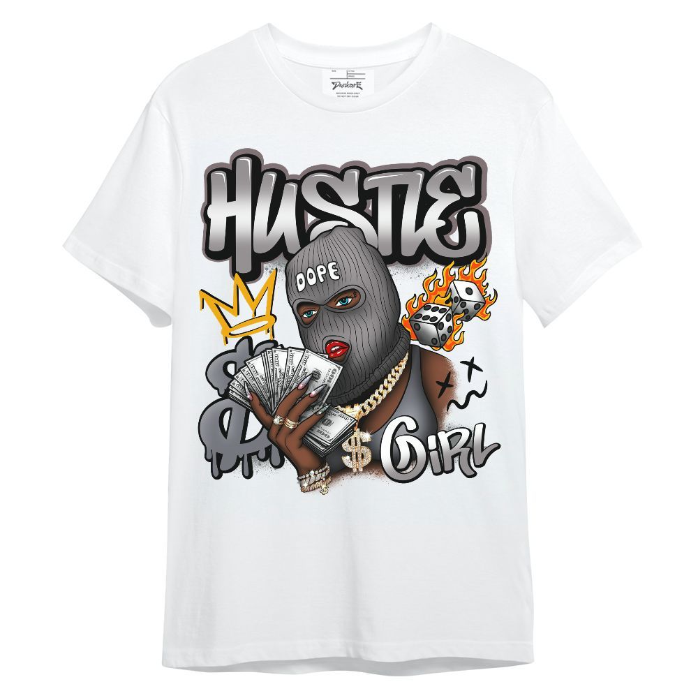 Shirt To Match Cool Grey 11s - Money Hustles Girl Streetwear Unisex Shirt