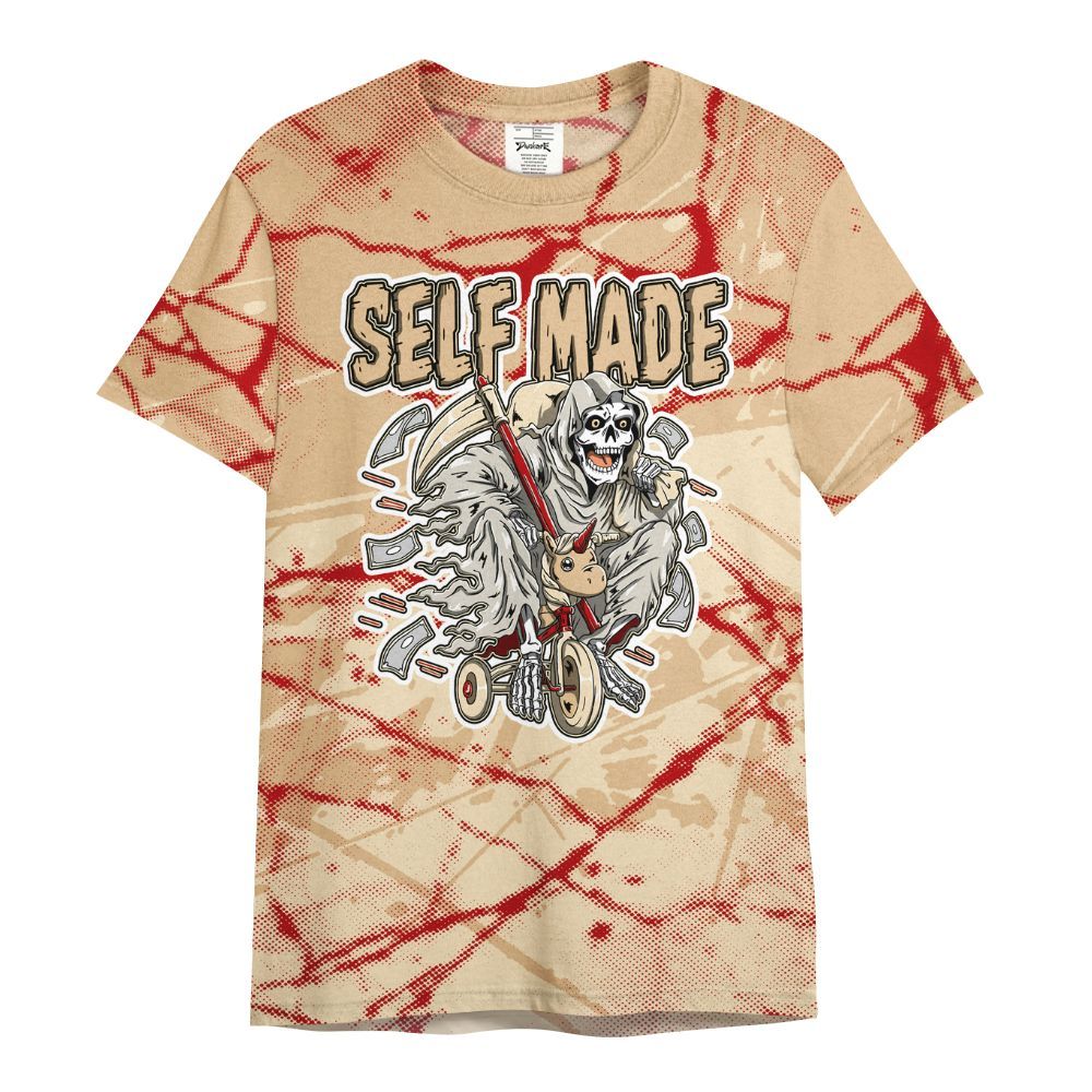 Shirt To Match Dunk Low Strawberry Waffle - Self Make Skeleton Profound All Over Print
