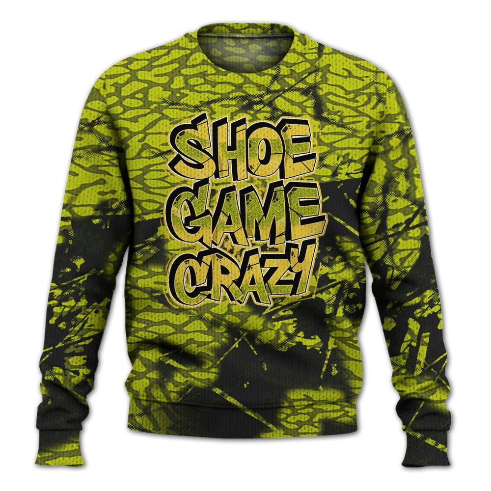 Knitted Sweater To Match Dunk Low QS Halloween Skull - Shoe Game Crazy Graphic