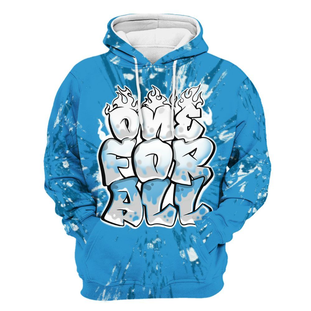 Hoodie To Match Powder Blue 9s - Ones For All Graphic Luxury All Over Print