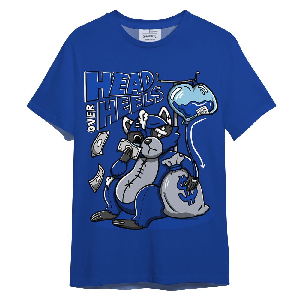 Shirt To Match Air Foamposite One Royal T-- Head Over Heels Raccoon Color T-Shirt Unisex