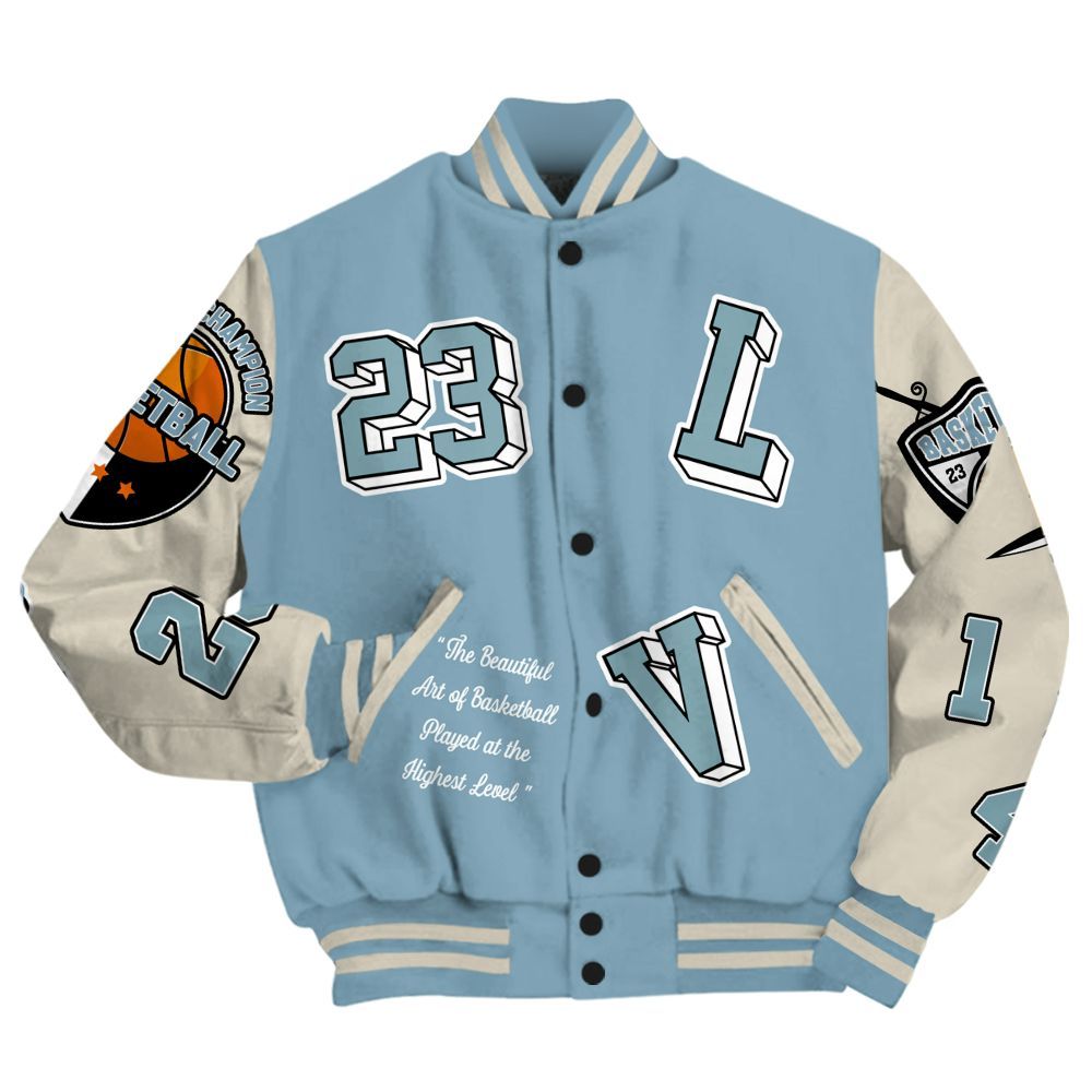 Varsity Jacket To Match Retro SoleFly 13s - The GOAT Got Em Streetwear All Over Print