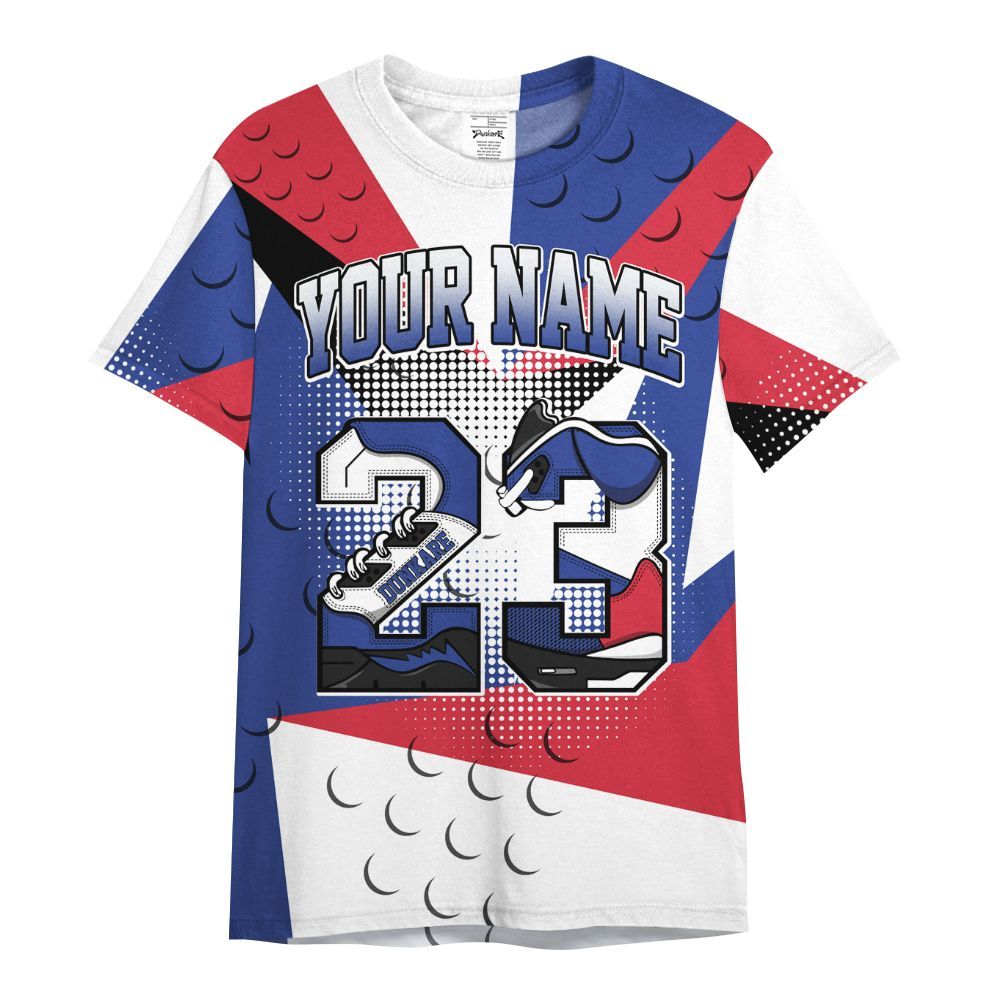 Shirt To Match Air Griffey Max USA Red White Blue 1s - Poly Custom Name Number 23 5s All Over Print
