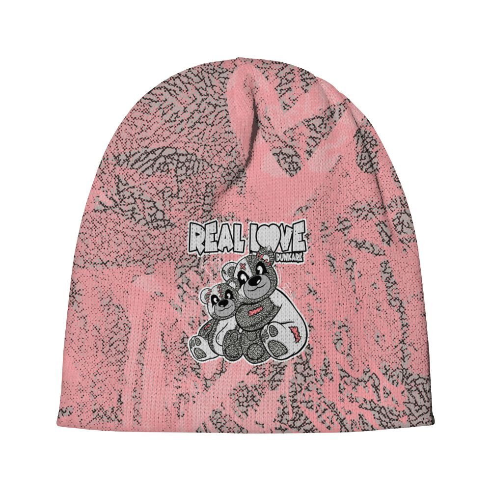Beanie Hat To Match Retro Wings 3s - Sincere Fondness Bear Graphic