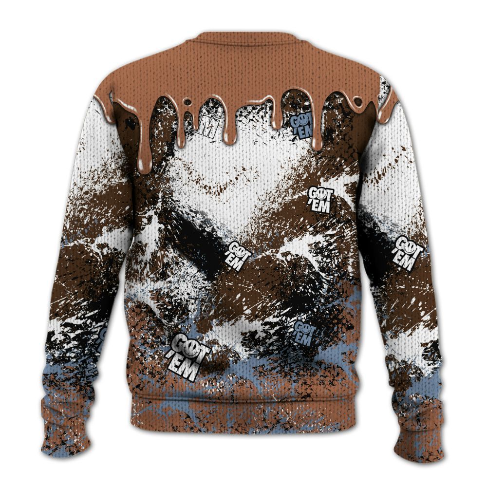 Knitted Sweater To Match Air Foamposite Metallic Copper - Dripping 23 Drip