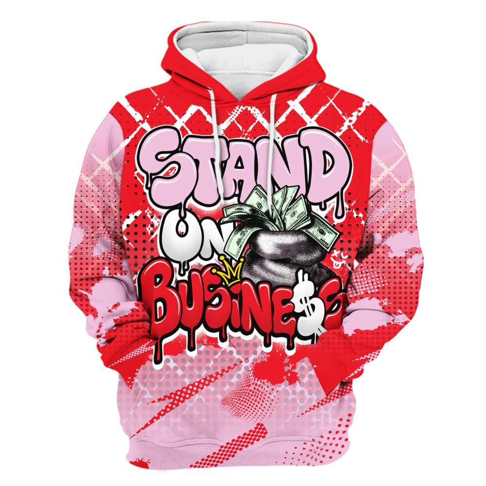 Hoodie To Match Zoom Vomero 5 Valentine's Day 2025 - Halftone Stand Business Dripping All Over Print