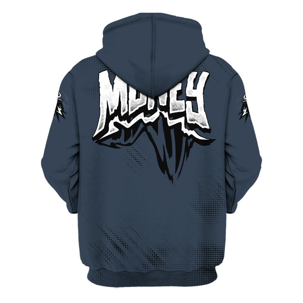 Hoodie To Match Retro Olympic 6s - Hustle Make Money All Over Print