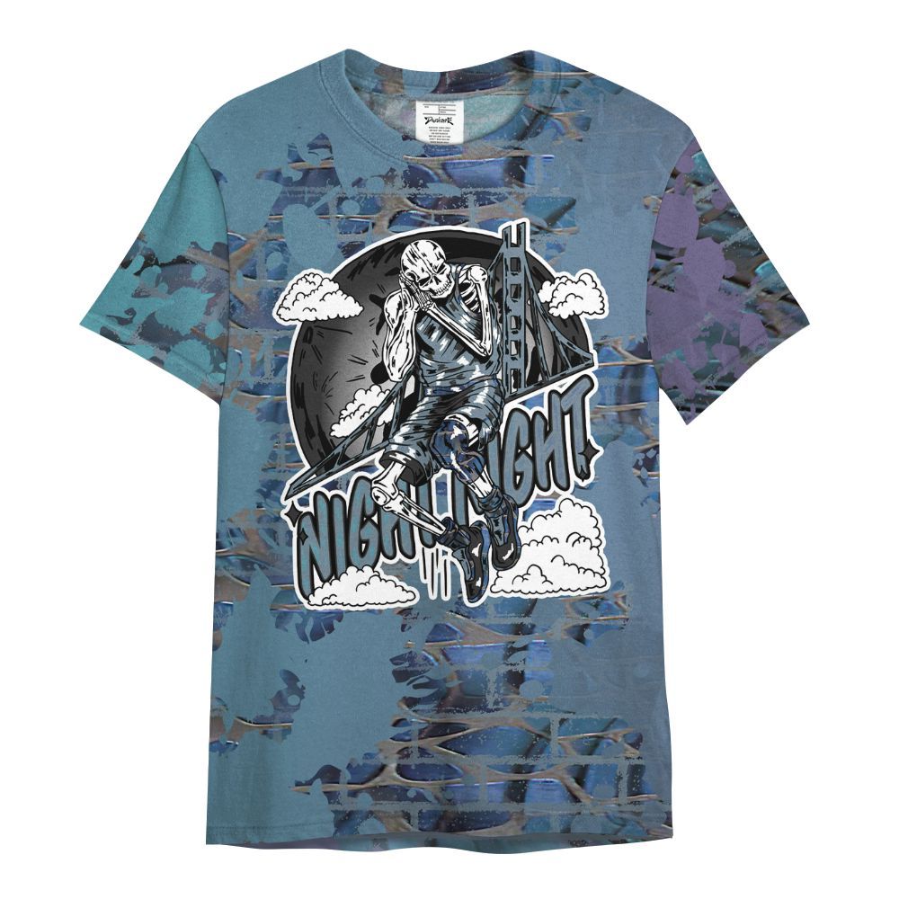 Shirt To Match Air Foamposite Kazuya Mishima - Seeya Skeleton Brick All Over Print