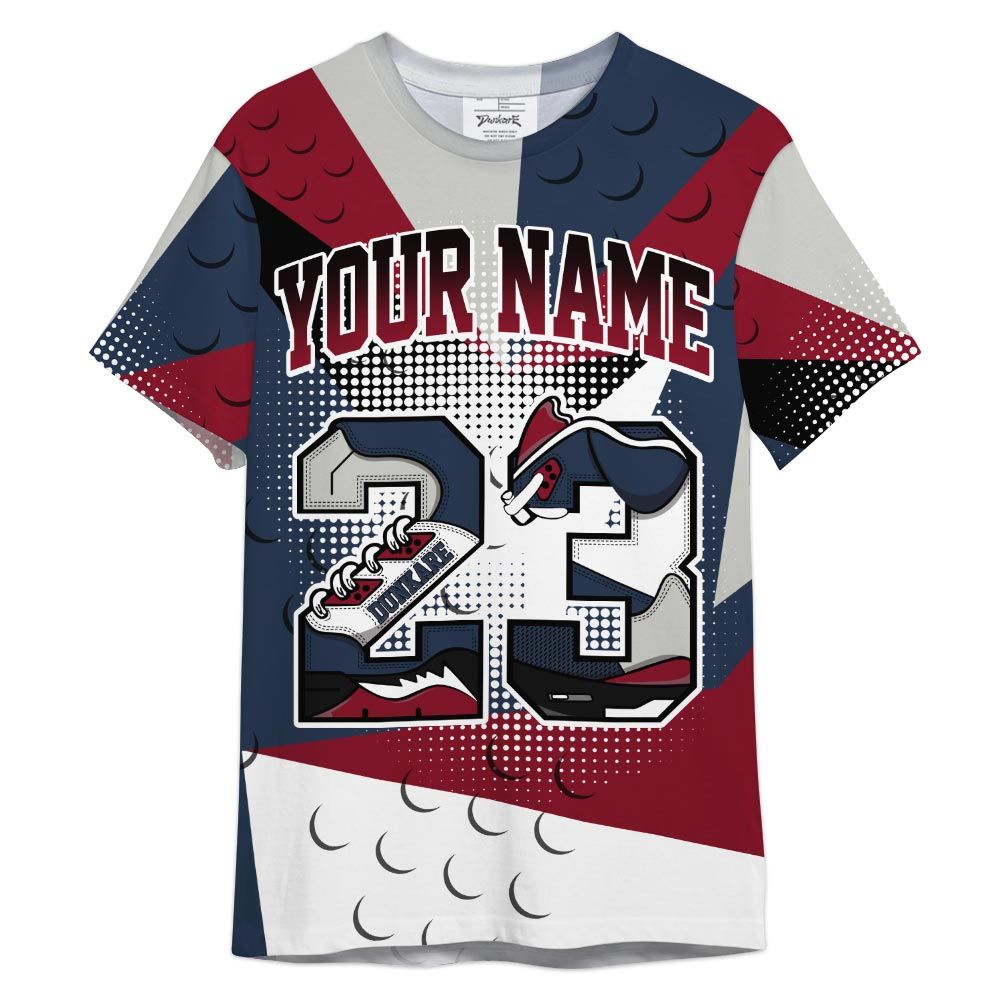 Shirt To Match Retro Olympic 6s - Poly Custom Name Number 23 5s Shirt Outfit 1405 HDT