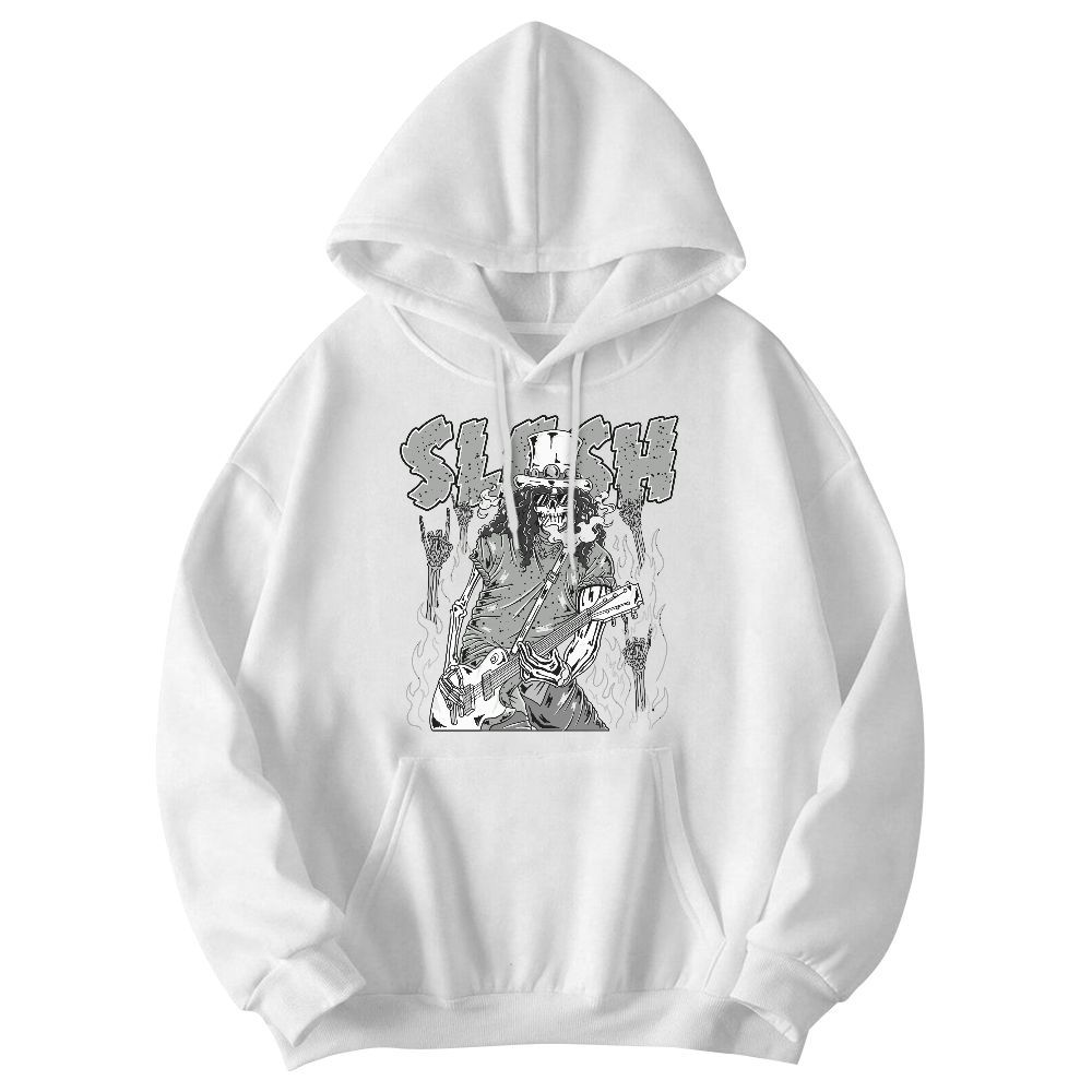 Sweatshirt To Match Retro White Oreo 4s - Slash Skeleton Graphic