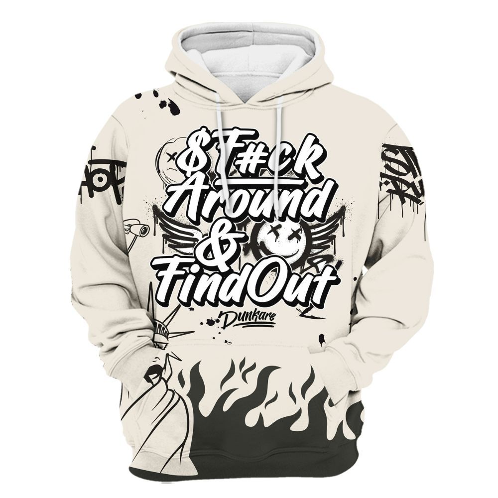 Hoodie To Match Air Max Plus Moonlight Swarovski - Graphic Fck Around Find Out All Over Print