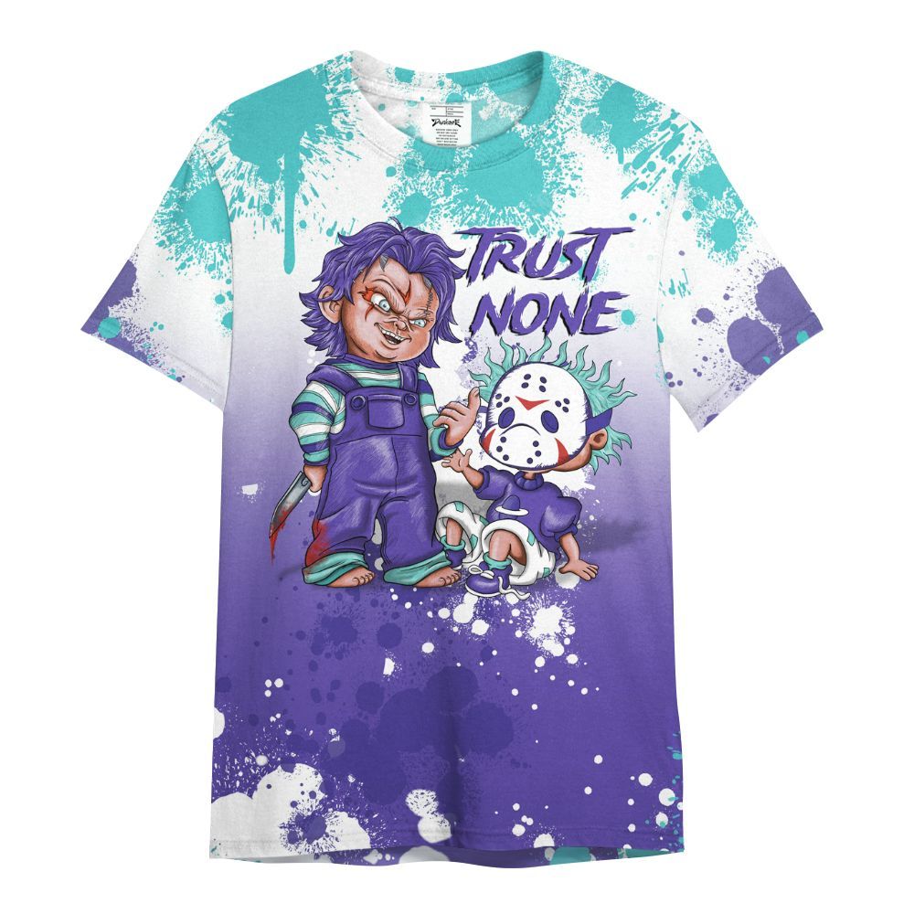 Shirt To Match Low Hornets 1s - Trust No One Scary All Over Print