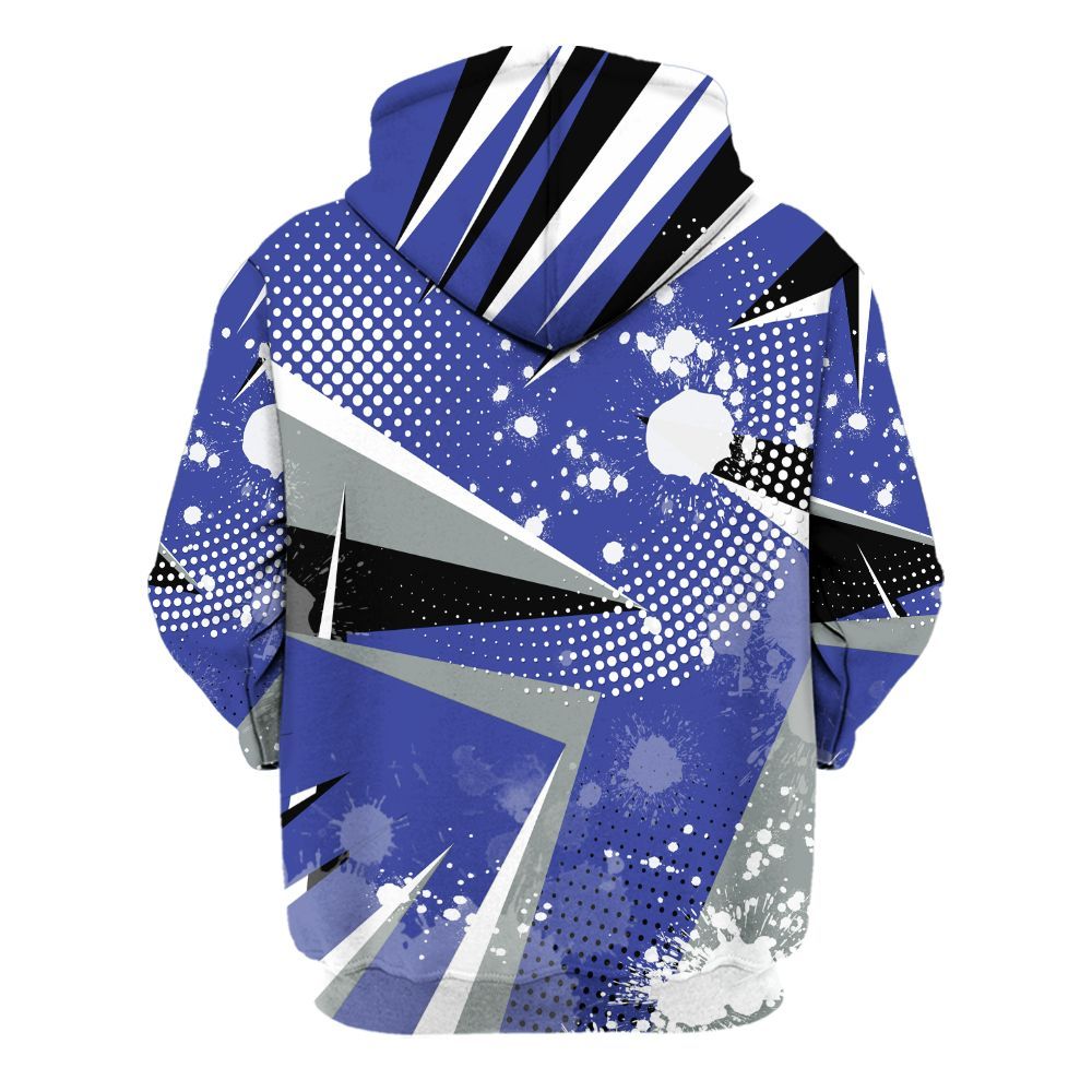 Hoodie To Match Shox TL Royal - Poly Trust No One Dripping All Over Print