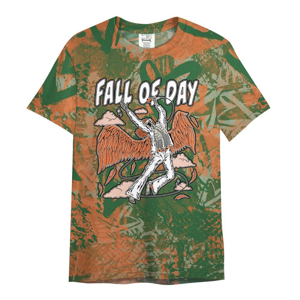 Shirt To Match Low Miami 5s - Fall Of Days Skeleton Heart All Over Print