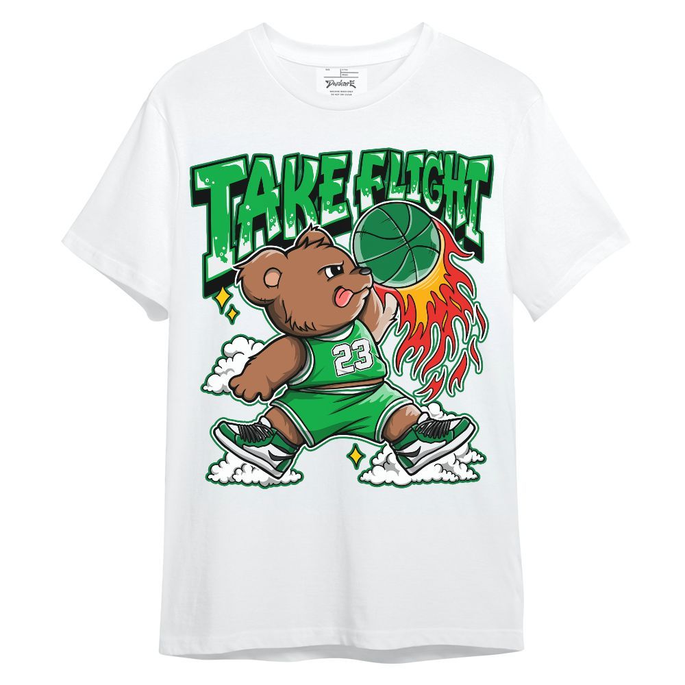 Shirt To Match Lucky Green 5s - Number 23 Basketball Bear Unisex Shirt