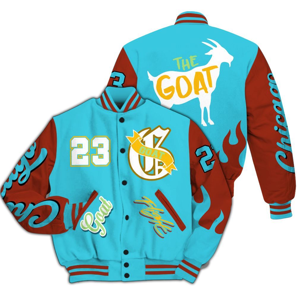 Varsity Jacket To Match SB Dunk Di'Orr Greenwood - The G.O.A.T Flight Streetwear All Over Print