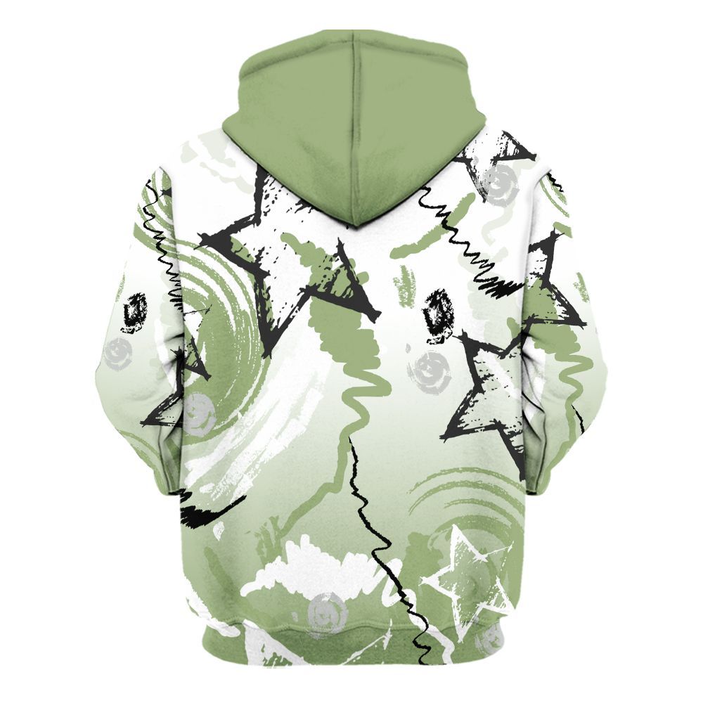 Hoodie To Match Oil Green 4s - Grind Shine Later Drip All Over Print