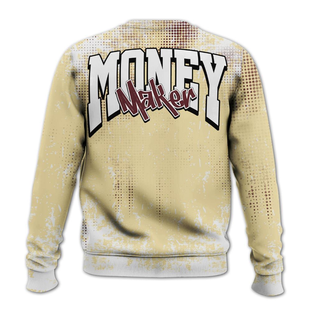 Sweatshirt To Match Women Phantom 12s - Move In Silence Money Street Retro All Over Print