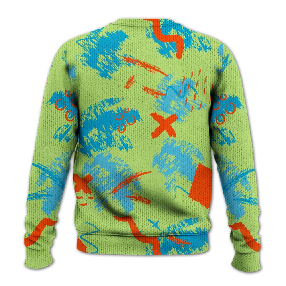 Knitted Sweater To Match Kobe 9 Elite What The - Hustle Grind Pray Retro