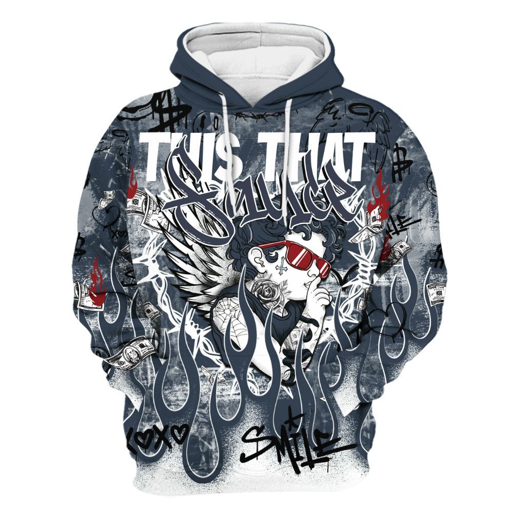 Hoodie To Match Retro Olympic 6s - This That Sauce Angel All Over Print