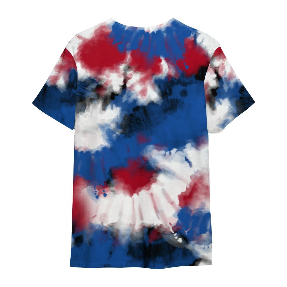 Shirt To Match Air Griffey Max Black Red Navy Blue 1s - Tie Dye FK Around Find Out All Over Print