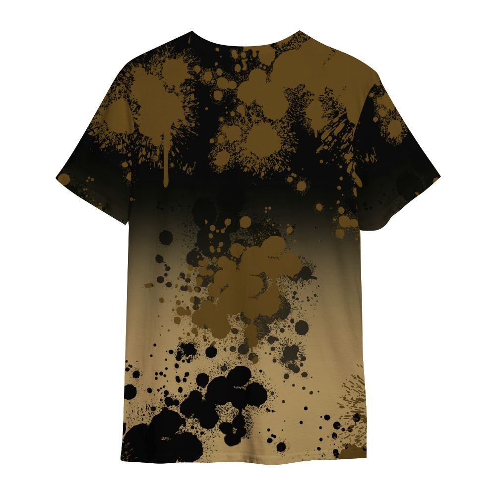 Shirt To Match High OG Black Metallic Gold 1s - Trust No One Scary All Over Print