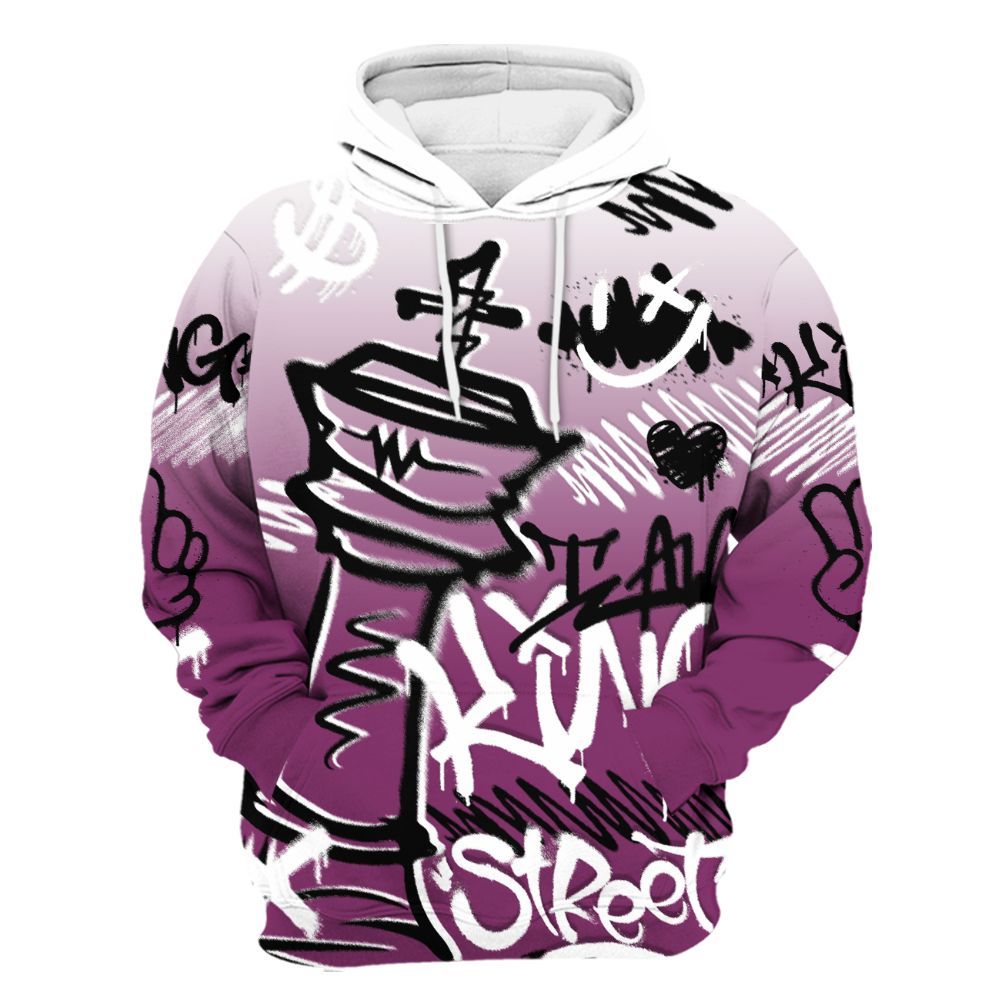 Hoodie To Match Air Max Sunder Gore Tex Bold Berry - Street King Chess Streetwear All Over Print