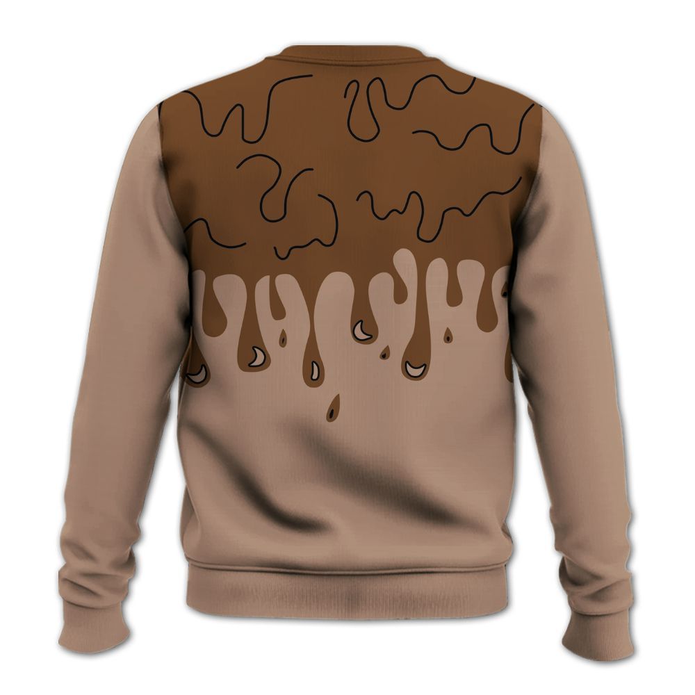 Sweatshirt To Match Archaeo Brown 3s - Snake Trust No One Drip All Over Print