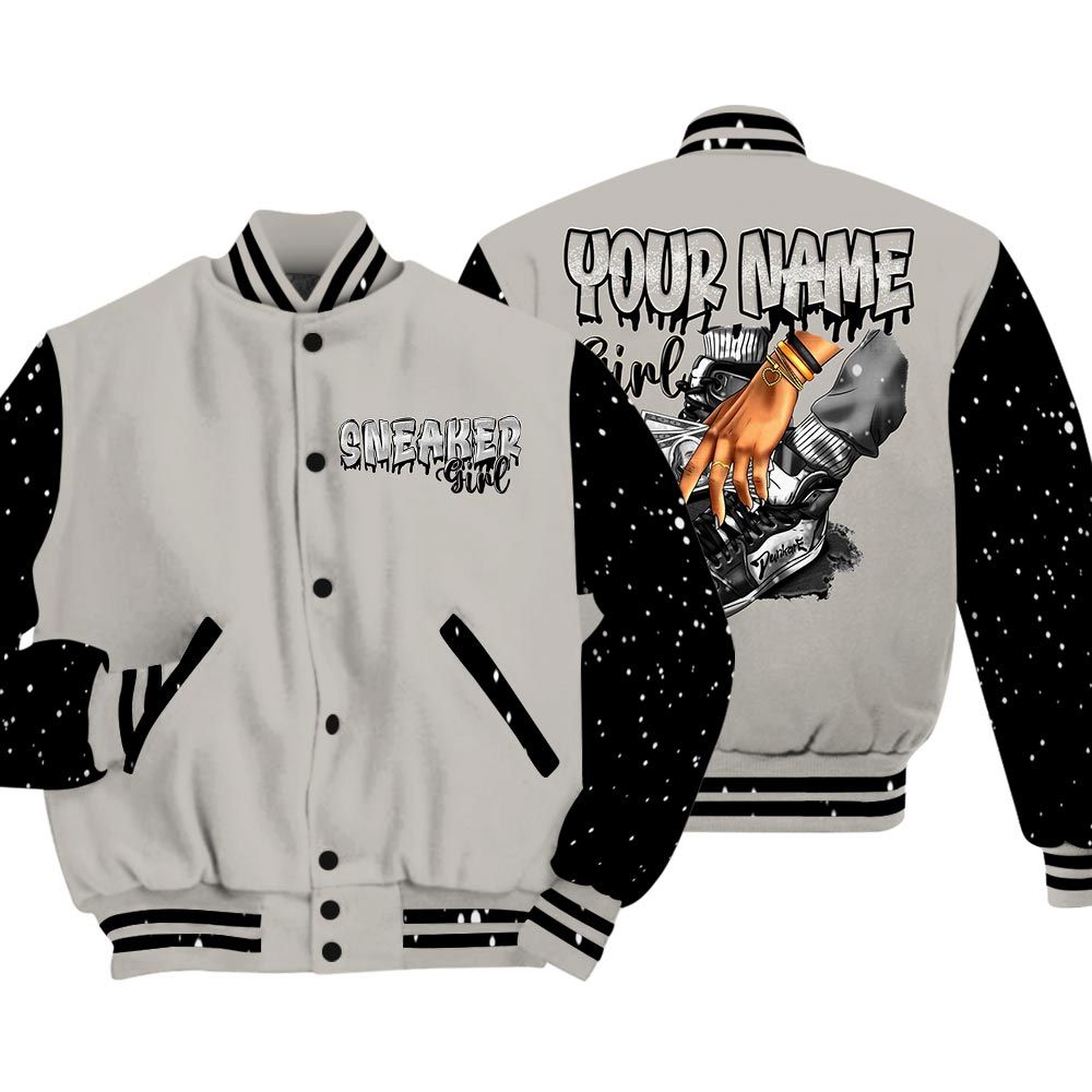 Varsity Jacket To Match Varsity Streetwear Custom Name Sneaker Girl Money, SE Sail Summer 5s T-Shirt, Sneaker SE Sail Summer 5s Baseball Varsity Jacket 1604 NCT