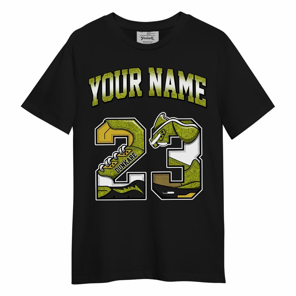 Shirt To Match Dunk Low QS Halloween Skull - Custom Name Number 23 5s Unisex Shirt