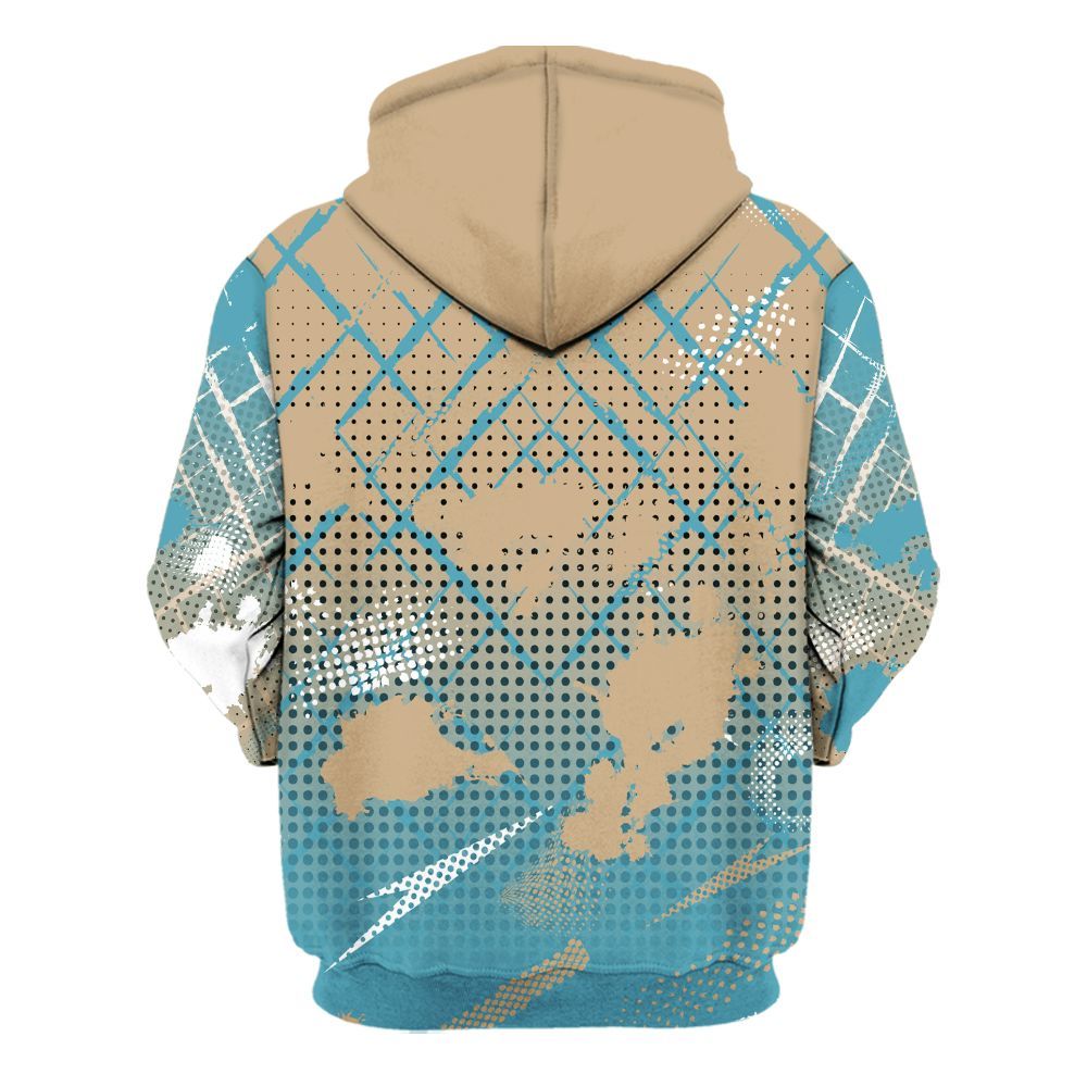 Hoodie To Match H-Town 11s - Halftone Stand Business Dripping All Over Print