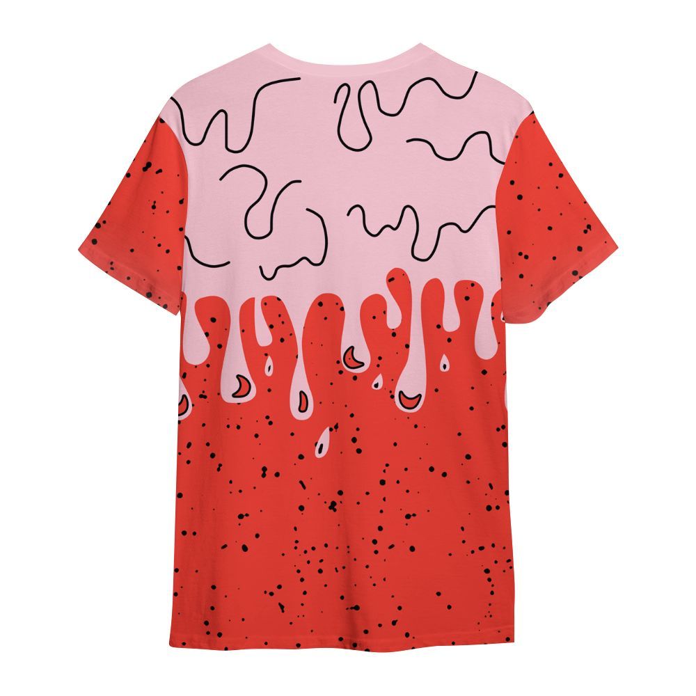 Shirt To Match Retro Awake Arctic Pink - Trust No One Drip All Over Print
