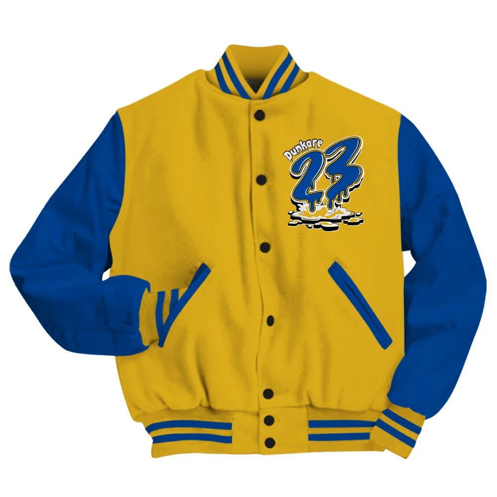 Varsity Jacket To Match High Laney 1s - Custom Name 23 Drip All Over Print