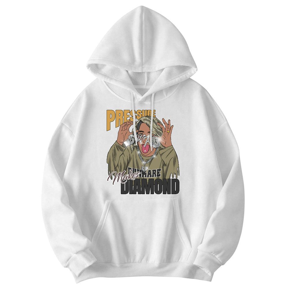 Sweatshirt To Match Black Olive 7s - Pressures Makes Sweatshirt To Match Graphic