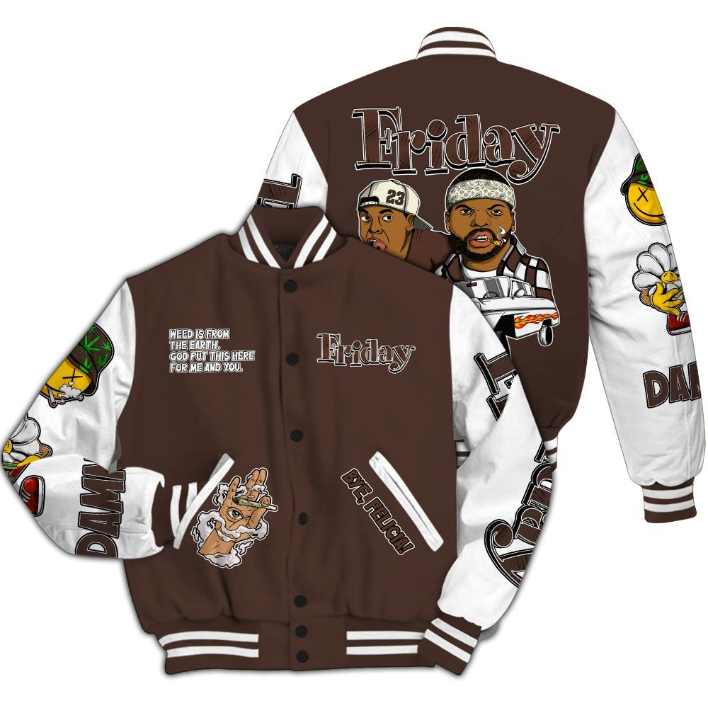 Varsity Jacket To Match SoleFly Cafecito 12s - Friday Sneaker Stress Style All Over Print