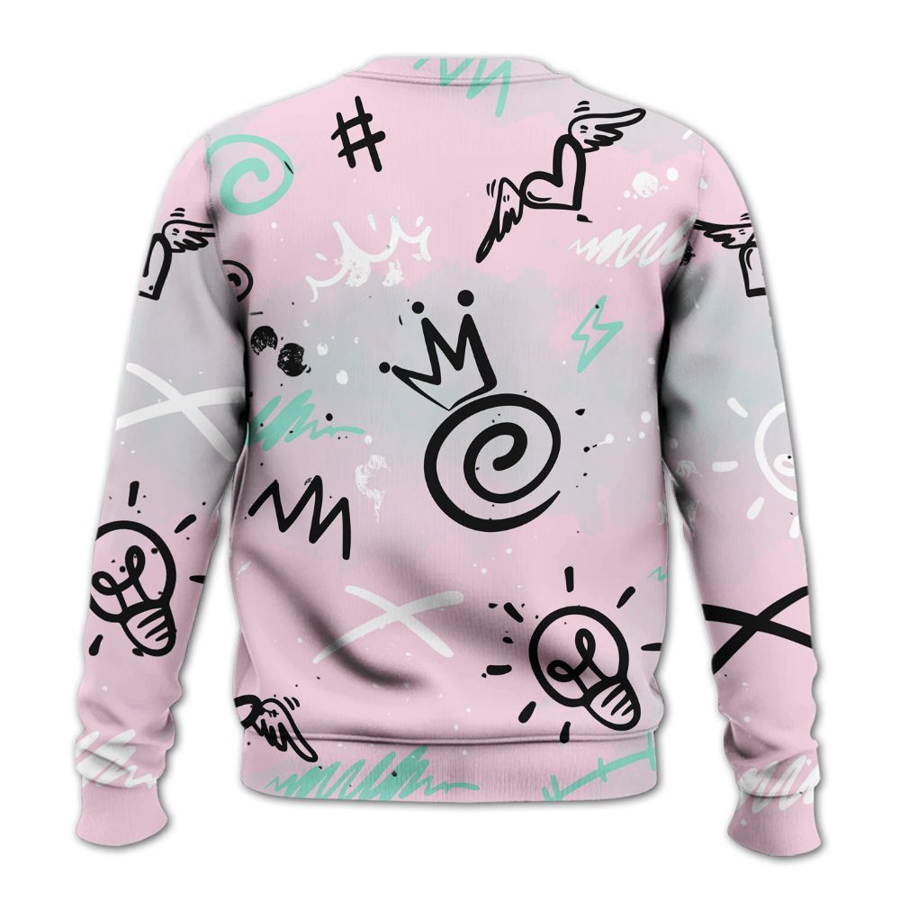 Sweatshirt To Match Retro Easter 5s - Drip Been Di2ferent All Over Print