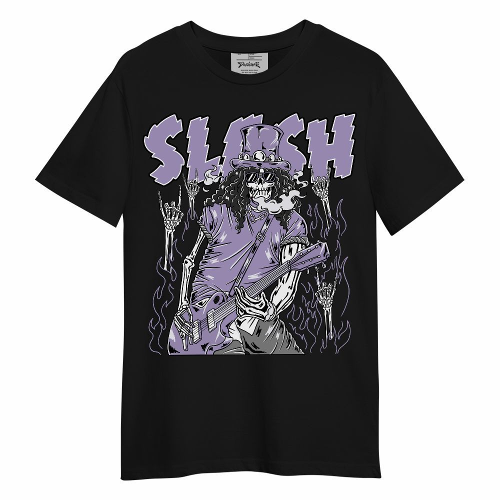 Shirt To Match Low Pure Violet 11s - Slash Skeleton Unisex Shirt