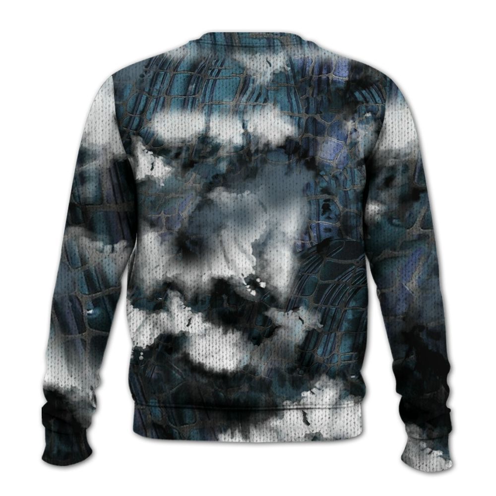 Knitted Sweater To Match Air Foamposite Kazuya Mishima - SNEAKER Girl Money Drip Tie Dye