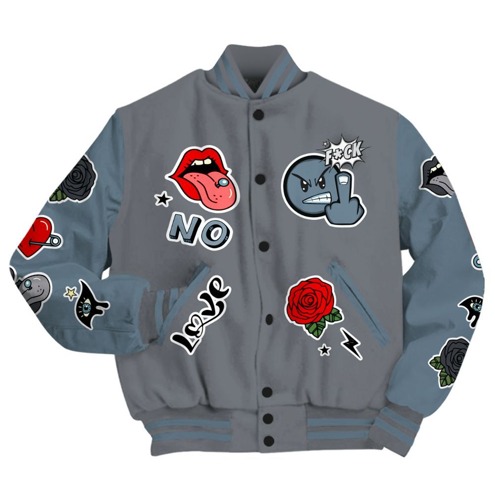 Varsity Jacket To Match Air Max DN Silver Bullet - FK Around Find Out All Over Print